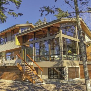 Acorn Deck House minimizes waste and energy use while creating efficient home puzzle pieces