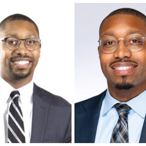 Two photos of the same man, six years apart