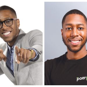Two photos of the same man six years apart