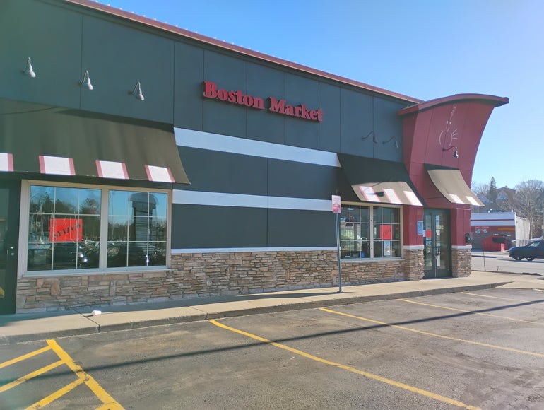 A closed restaurant space