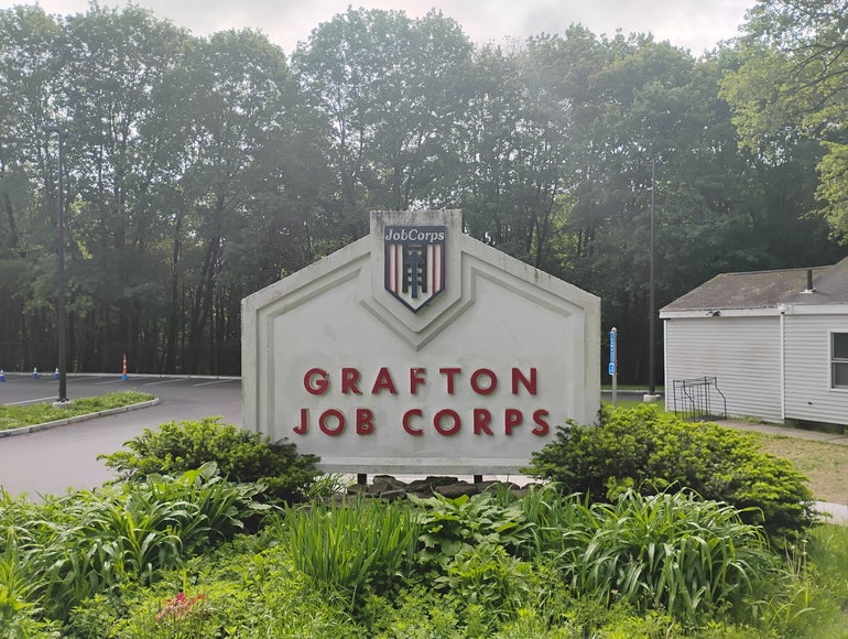 A photo of a sign reading 