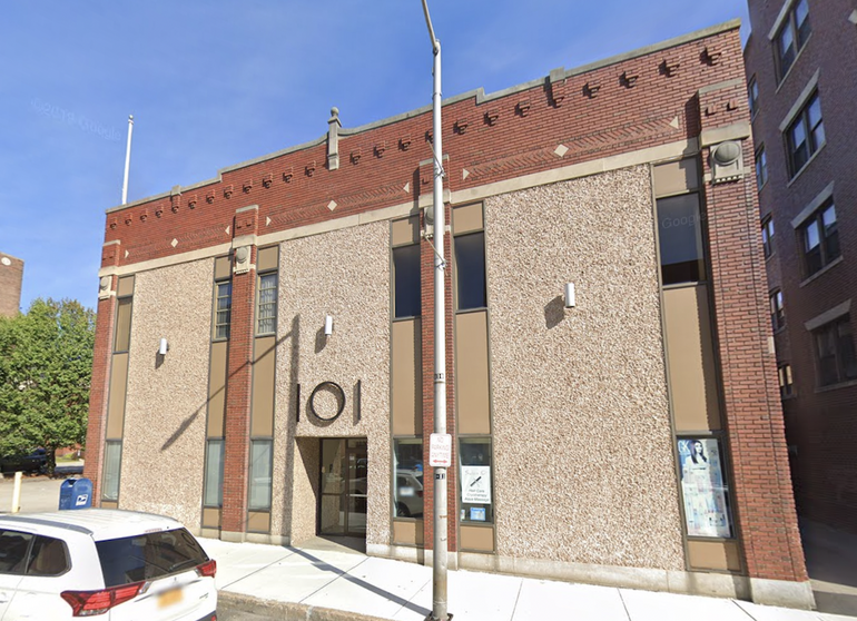 A brick building with a 