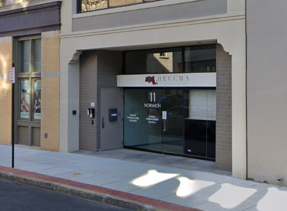 An office entrance