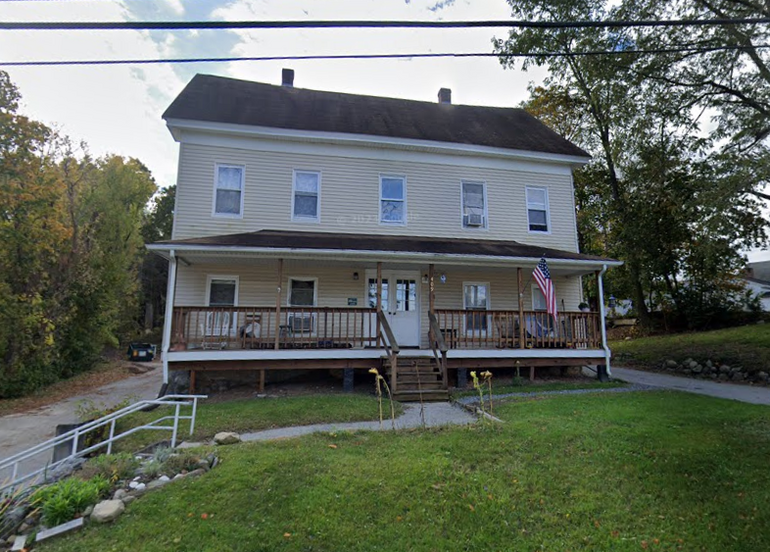 A two story home