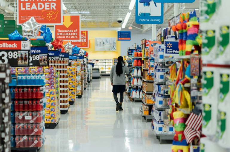 A Walmart interior