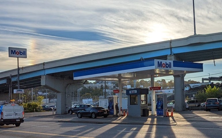 gas station