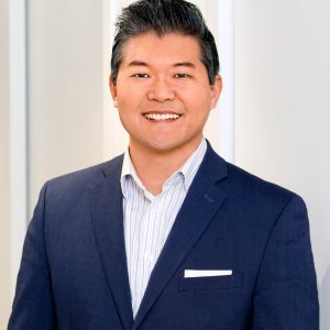 Man in dark blue suit