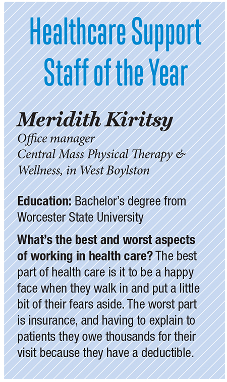 A bio box for Meridith Kiritsy