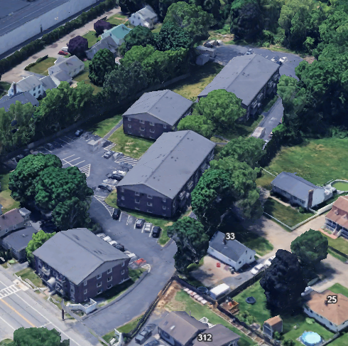 3d satellite rendering of an apartment complex